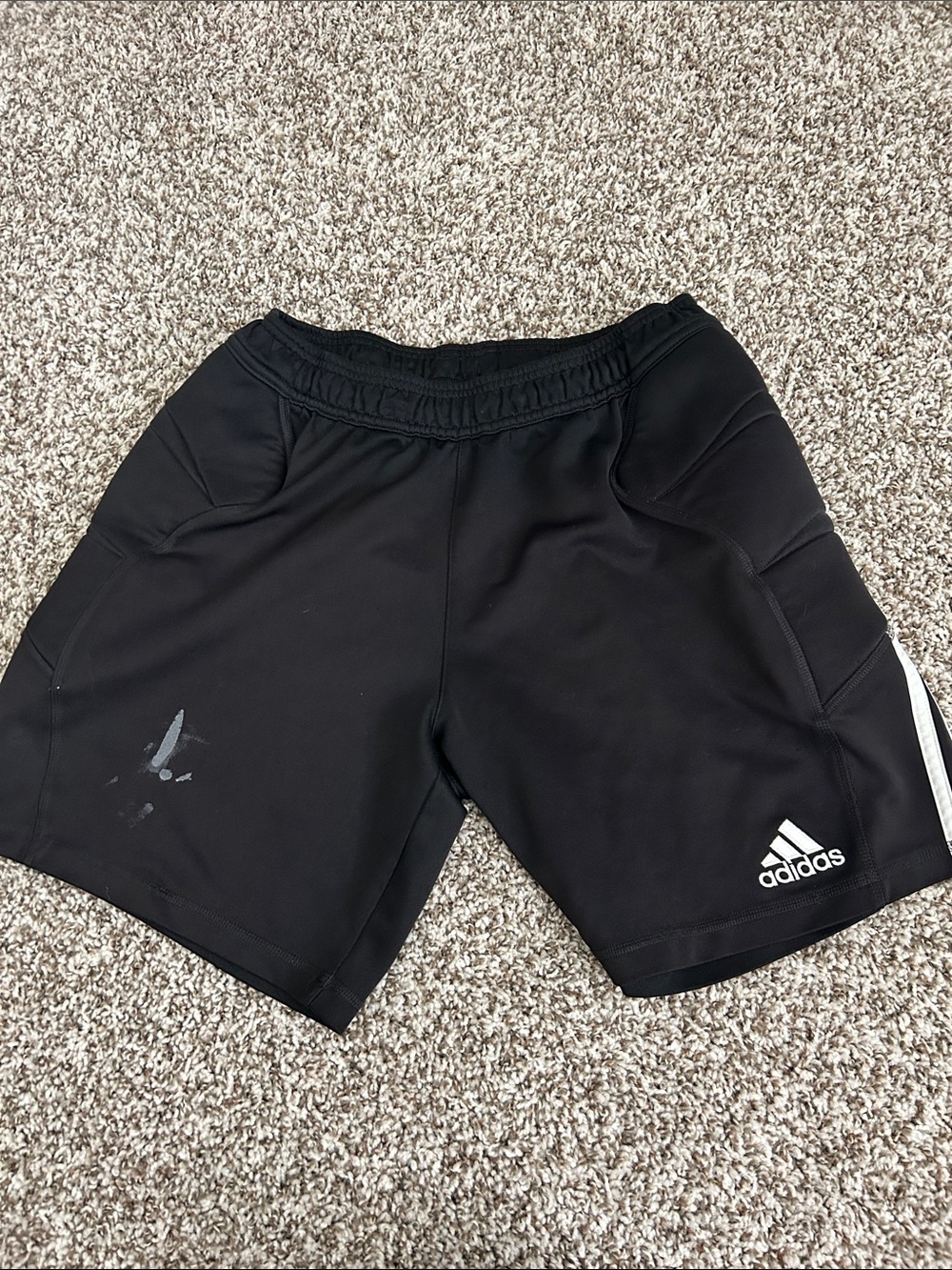adidas Men’s Black Athletic Shorts (goal keeper under shorts)